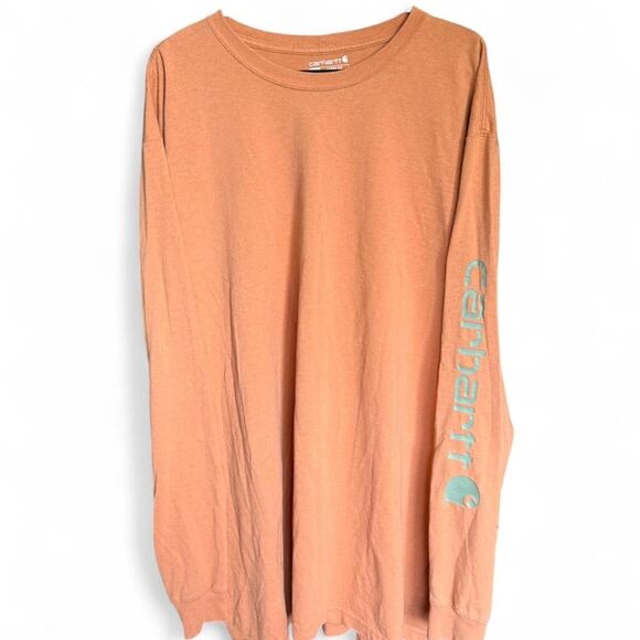 Carhartt Other - Carhartt Loose Fit Men's Orange Shirt XXL Tall
